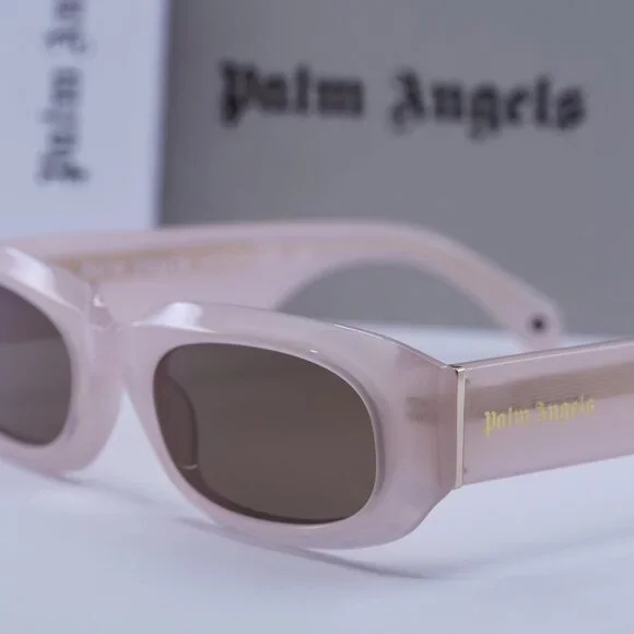 Palm Angels PERI104 NOAH 3B64 Rectangle Sunglasses - Pink/Brown m_68d529e02326c8dfac6c7d0a.jpeg main image 4